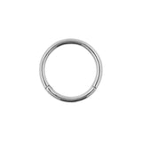 Chirurgisch Stalen Click Ring Zilver