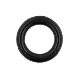 Surgical Steel Click Ring Black