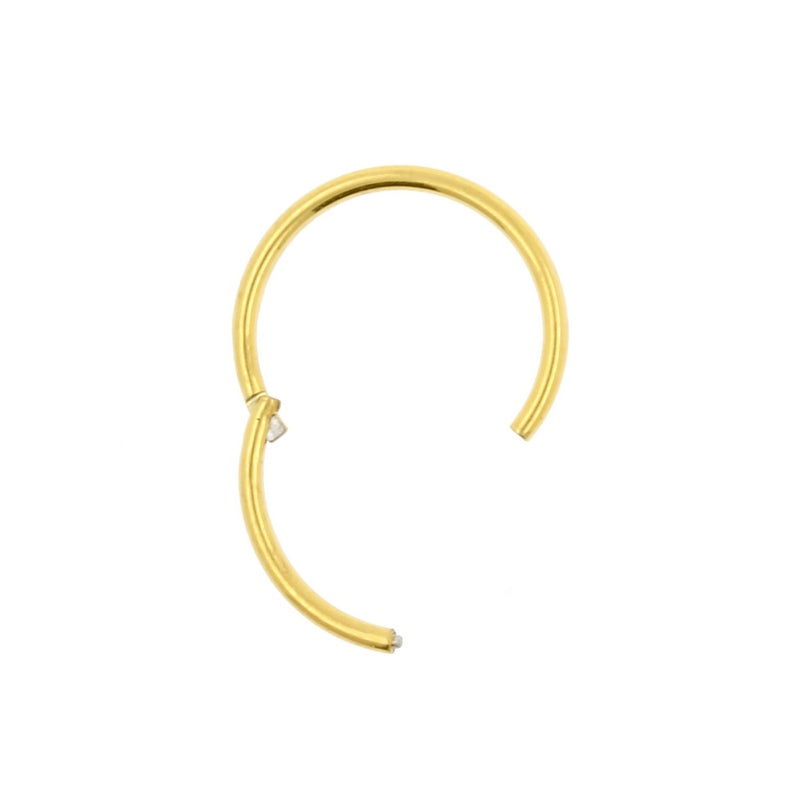 Surgical Steel Click Ring Gold