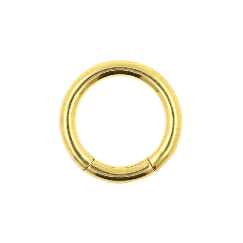 Chirurgisch Stalen Click Ring Goud