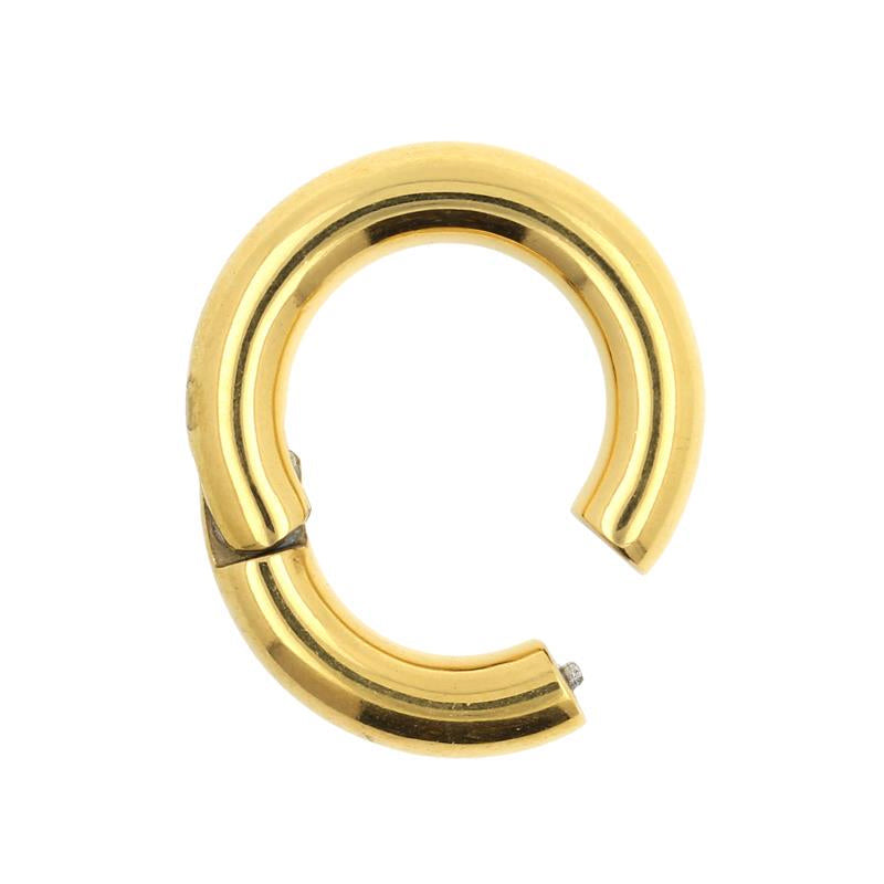 Chirurgisch Stalen Click Ring Goud