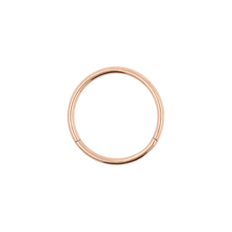 Surgical Steel Click Ring Rose Gold