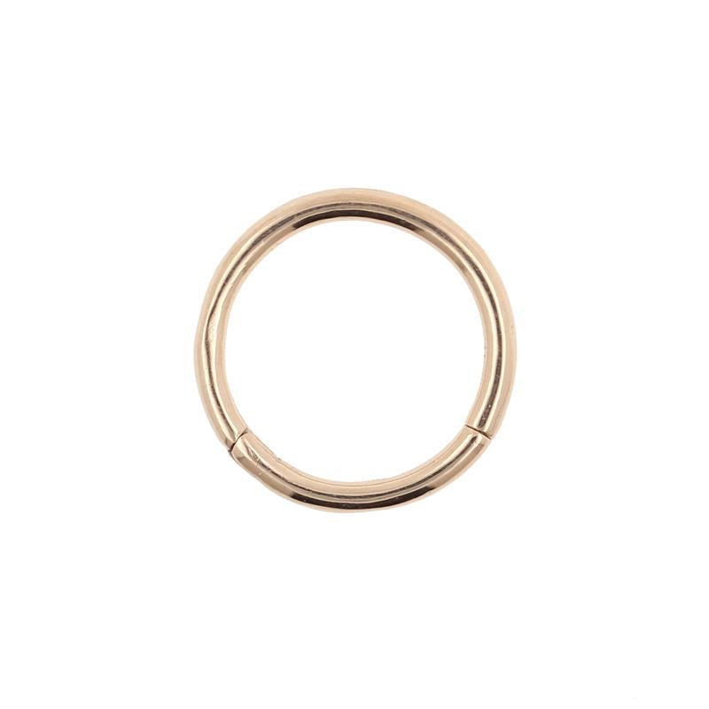 Chirurgisch Stalen Click Ring Rose Goud