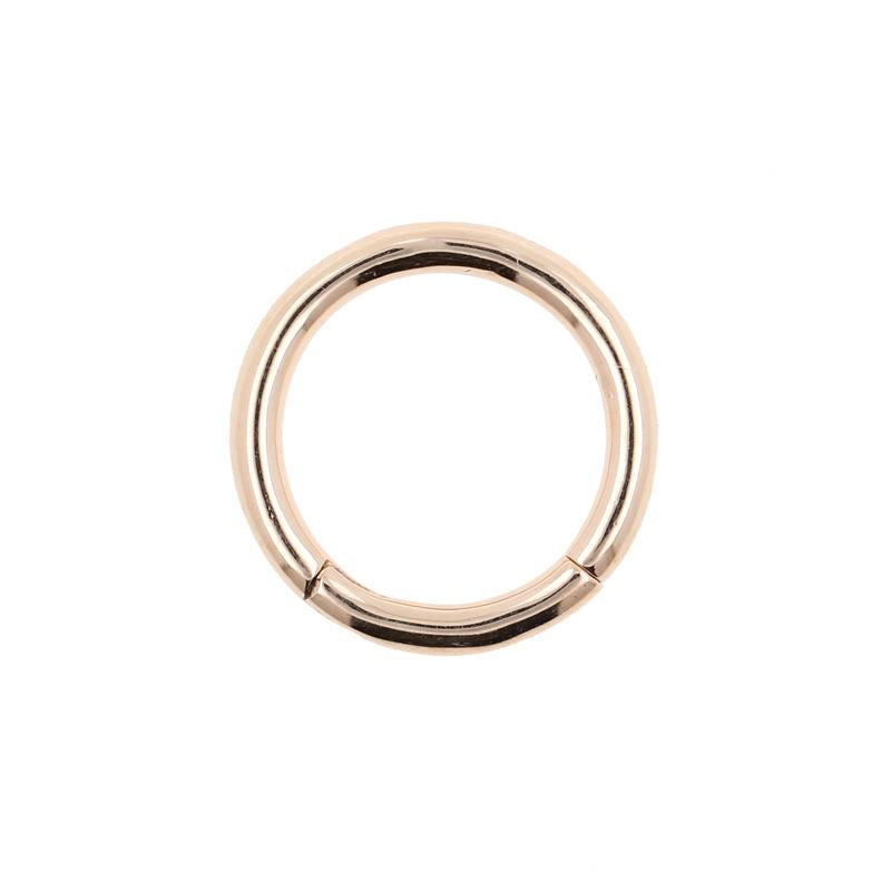 Chirurgisch Stalen Click Ring Rose Goud