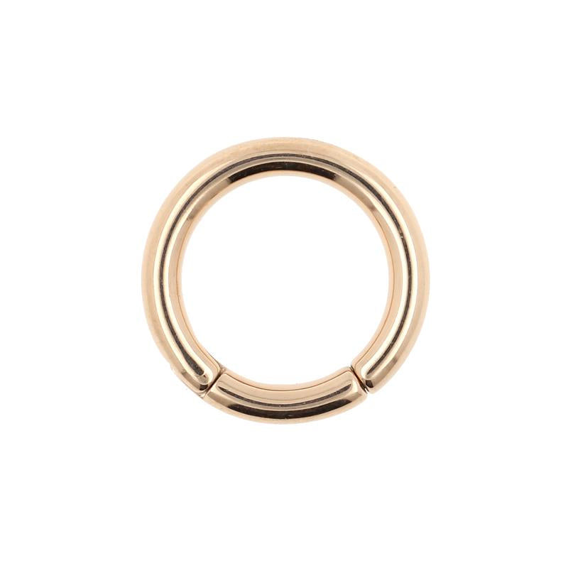 Chirurgisch Stalen Click Ring Rose Goud