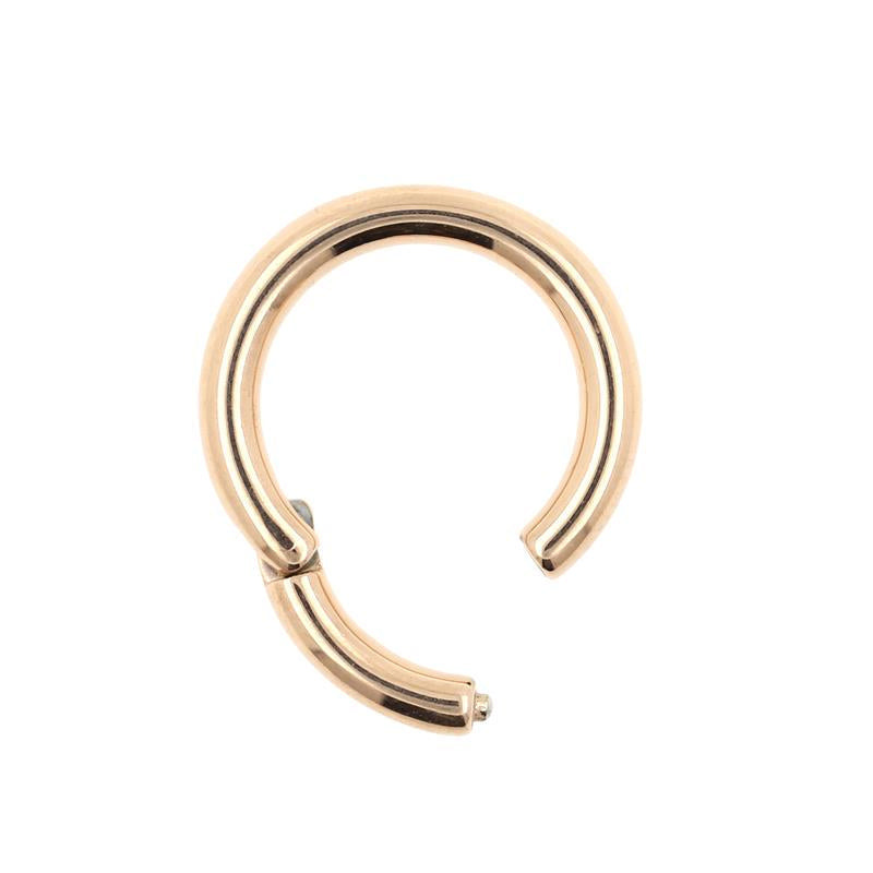 Chirurgisch Stalen Click Ring Rose Goud