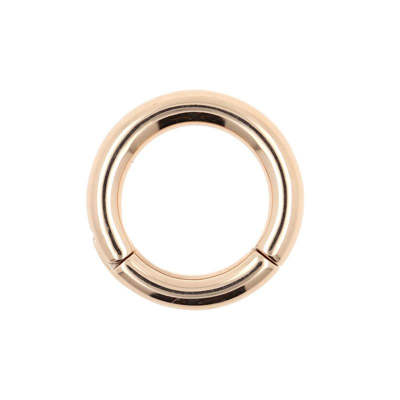 Chirurgisch Stalen Click Ring Rose Goud