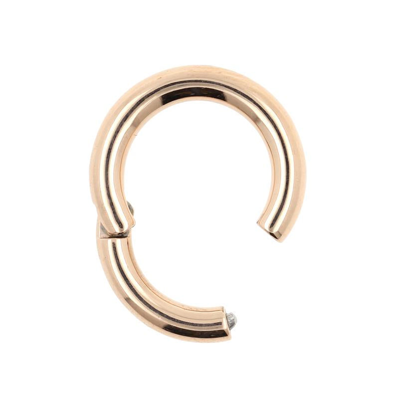 Chirurgisch Stalen Click Ring Rose Goud