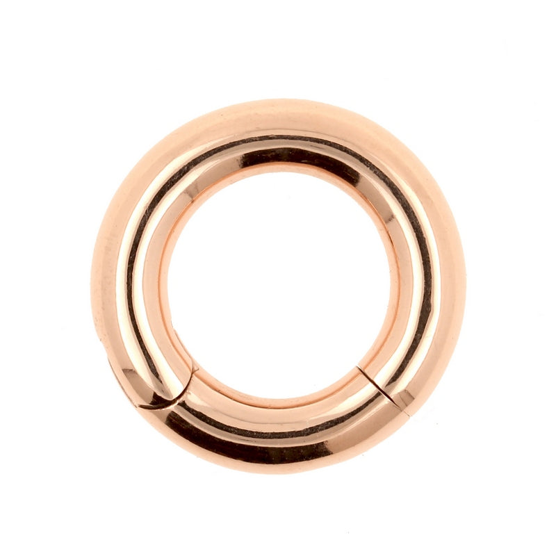 Chirurgisch Stalen Click Ring Rose Goud