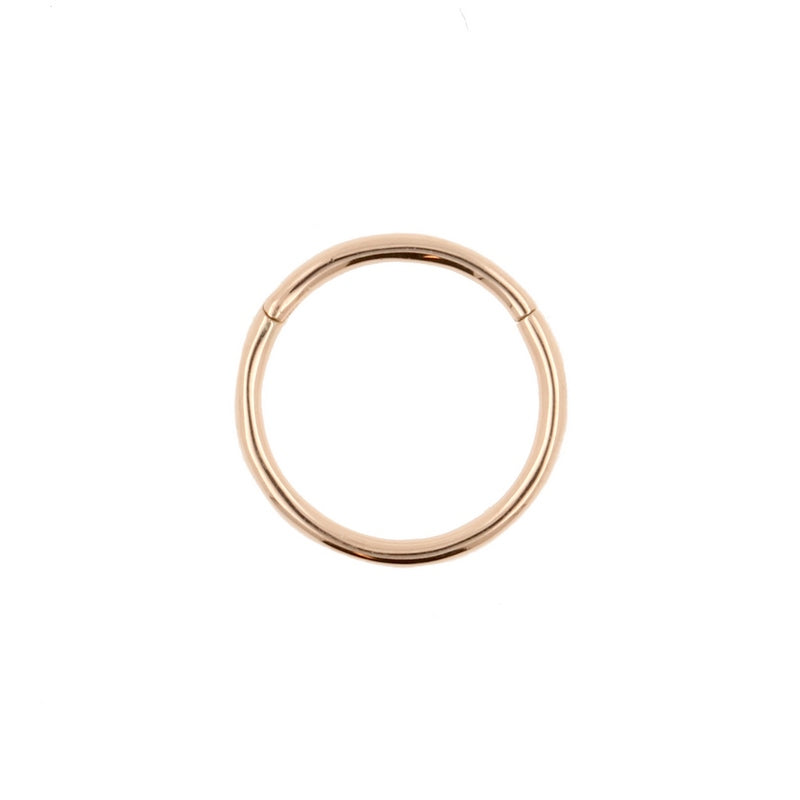 18 Karat Rose Gold Click Ring