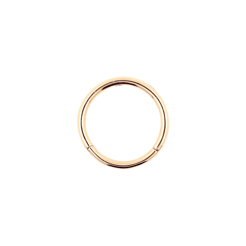 18 Karat Rose Gold Click Ring