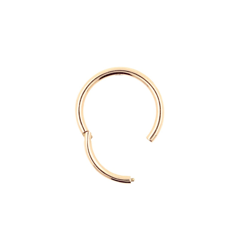 18 Karat Rose Gold Click Ring