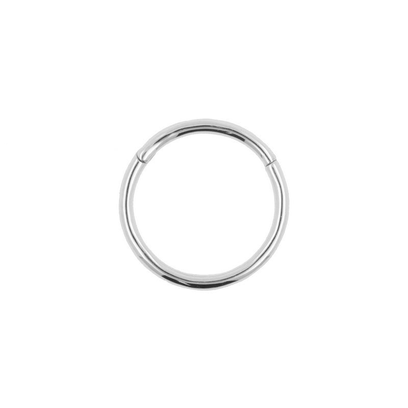 18 Karat White Gold Click Ring