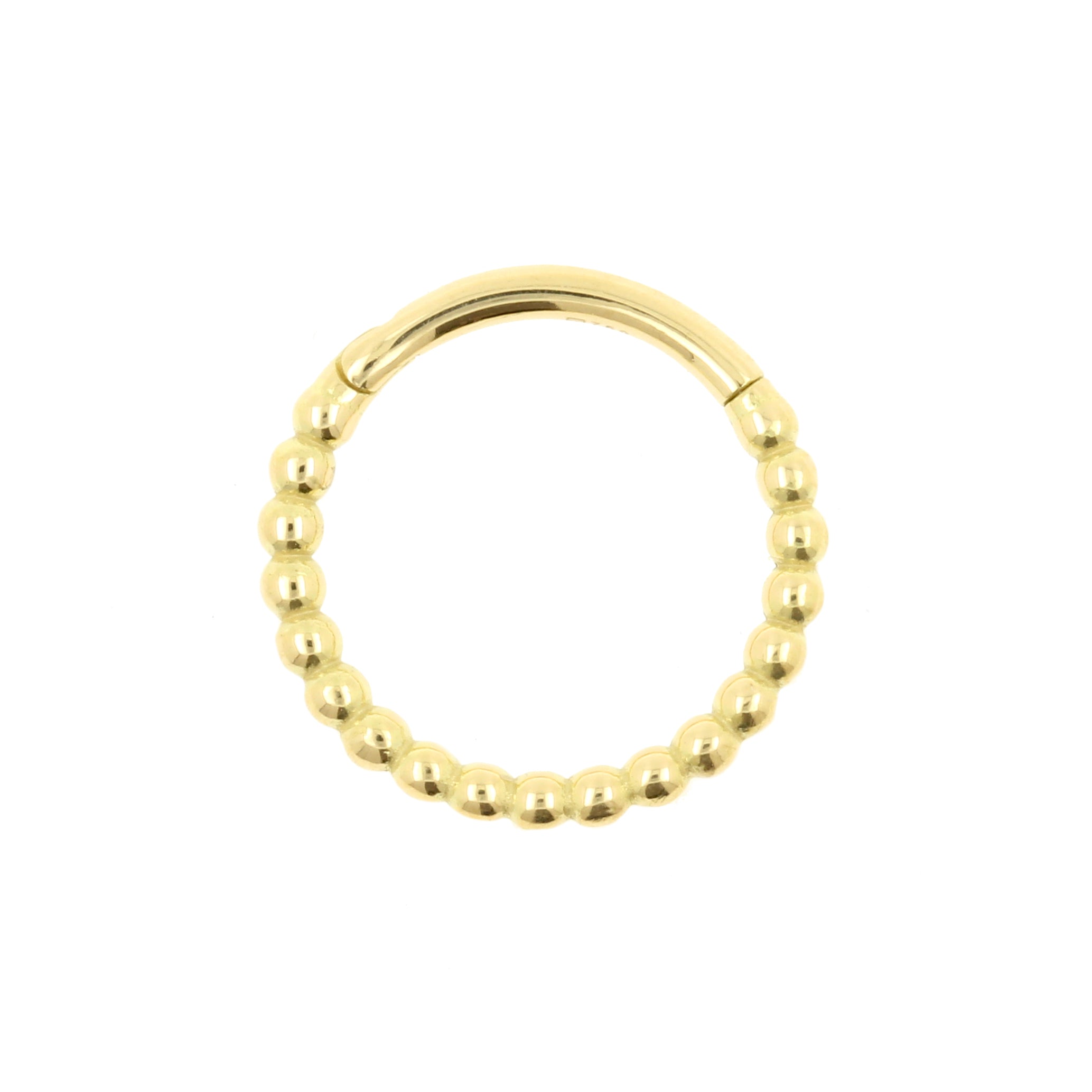 18 Karaats Gouden Click Ring - Dots Goud