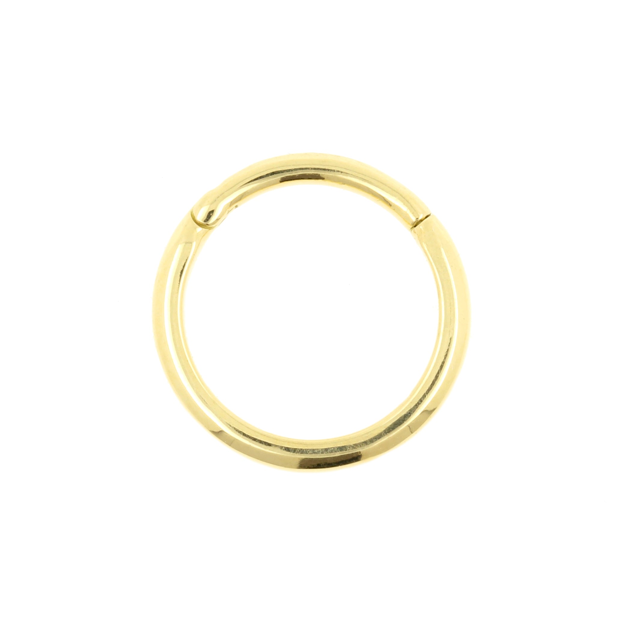 18 Karaats Gouden Click Ring - Half Rond Goud