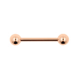 Surgical Steel Barbell Rose Gold