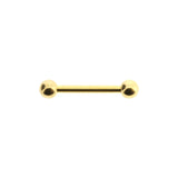 Surgical Steel Barbell Gold