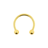 Chirurgisch Stalen Circular Barbell Goud