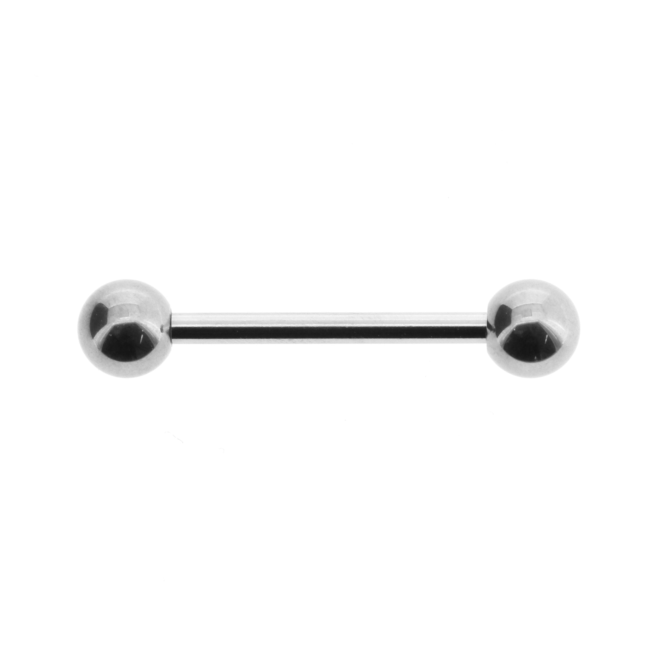 Titanium Barbell Zilver