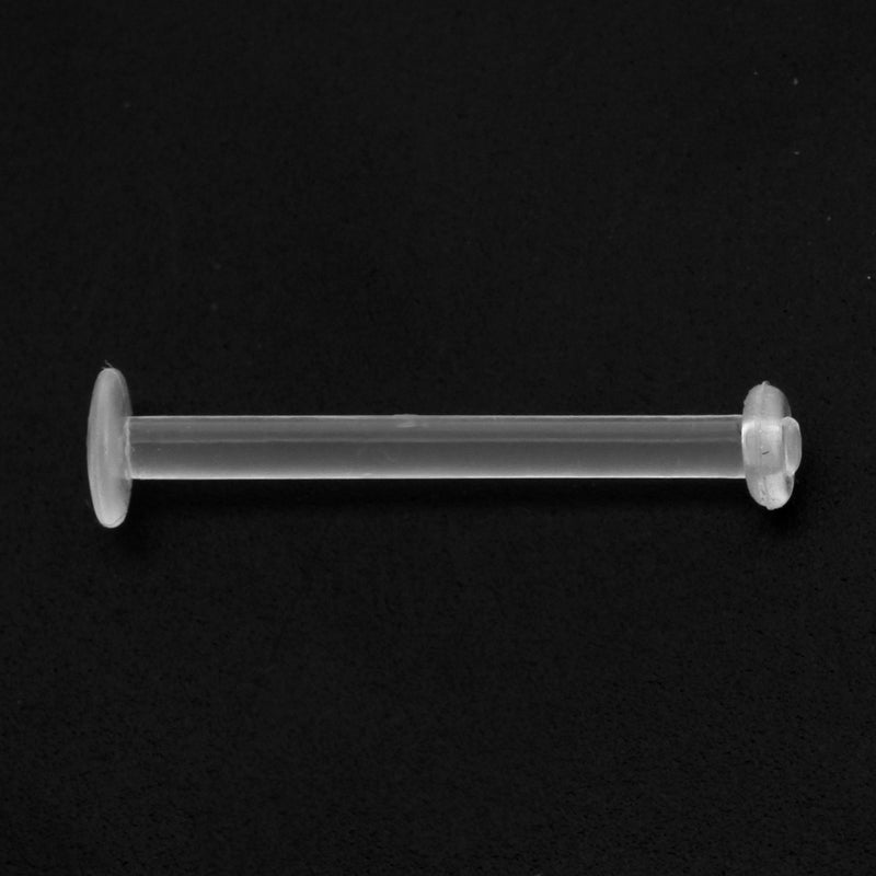 Bioplast Tongue Piercing Retainer Clear