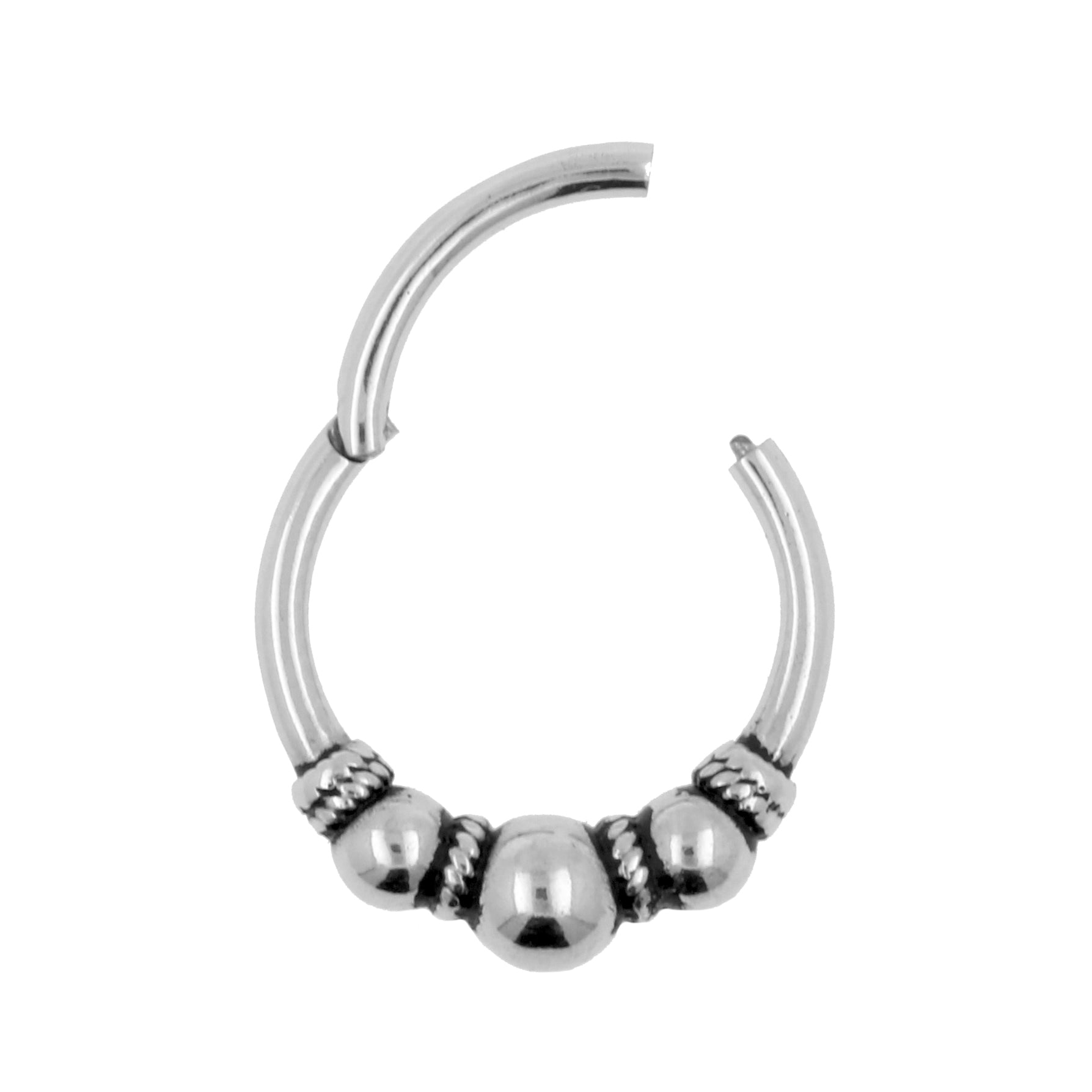 Chirurgisch Stalen Vintage Style Ring Zilver