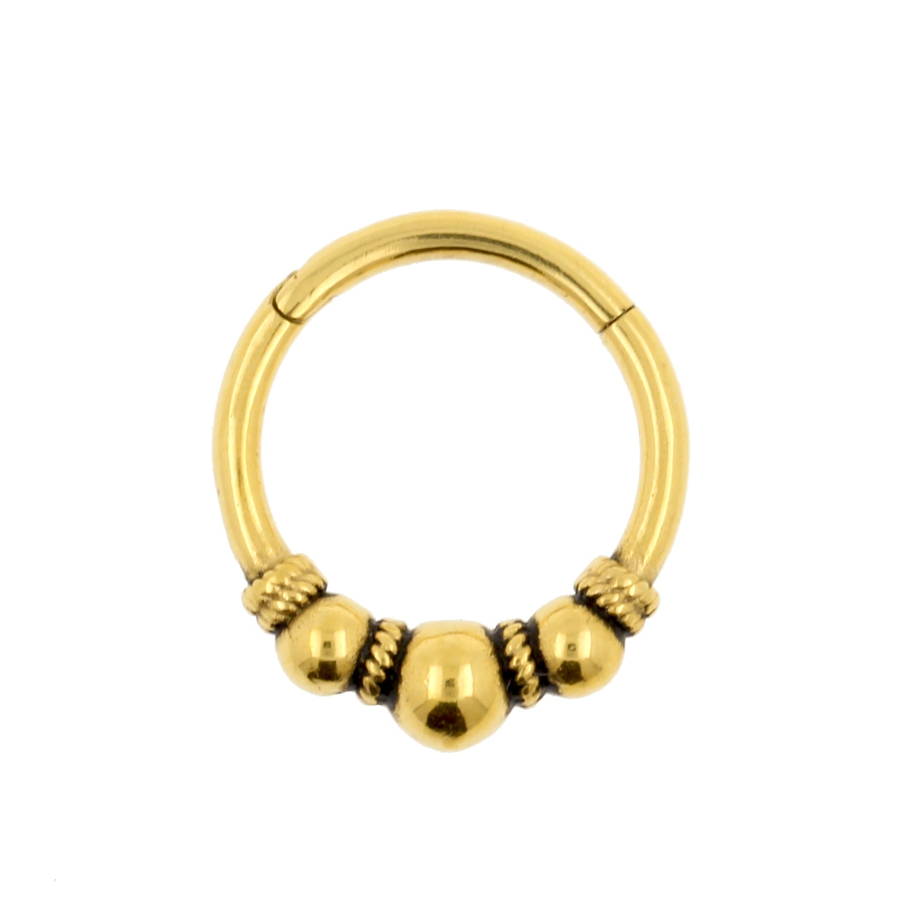 Chirurgisch Stalen Vintage Style Ring Goud