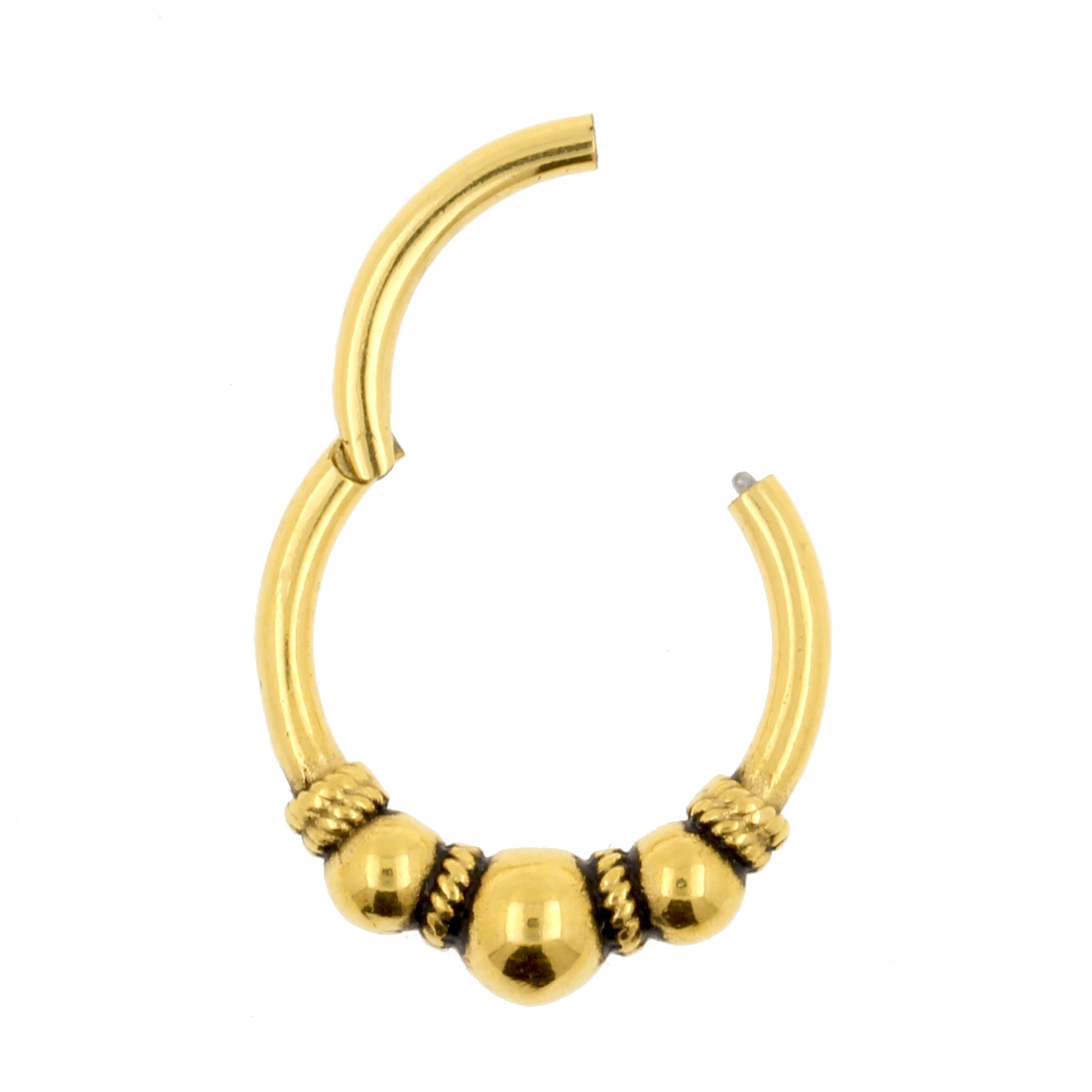 Chirurgisch Stalen Vintage Style Ring Goud