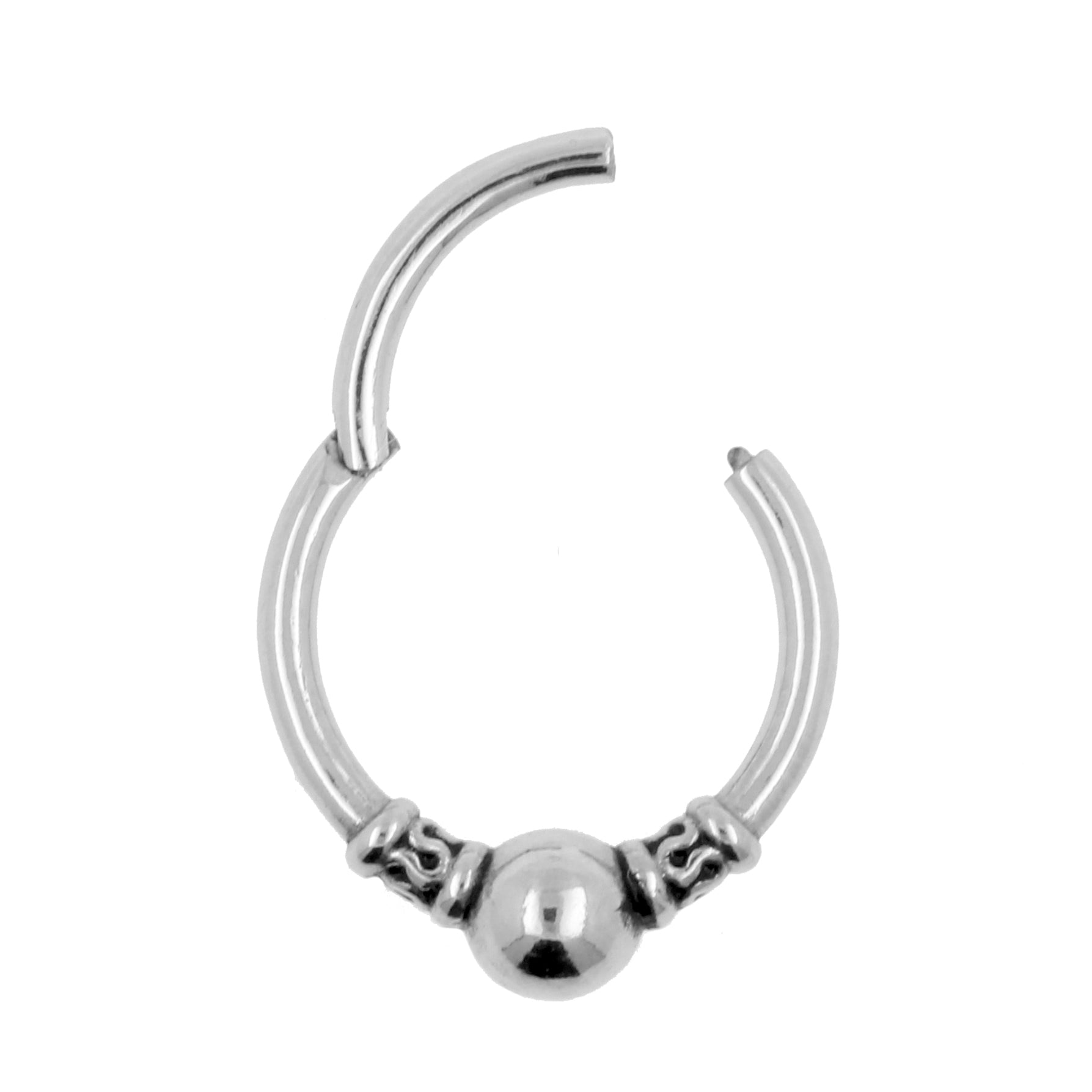 Chirurgisch Stalen Vintage Style Ring Zilver