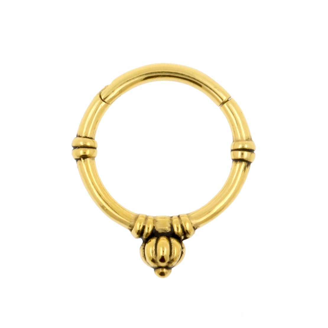 Chirurgisch Stalen Vintage Style Ring Goud