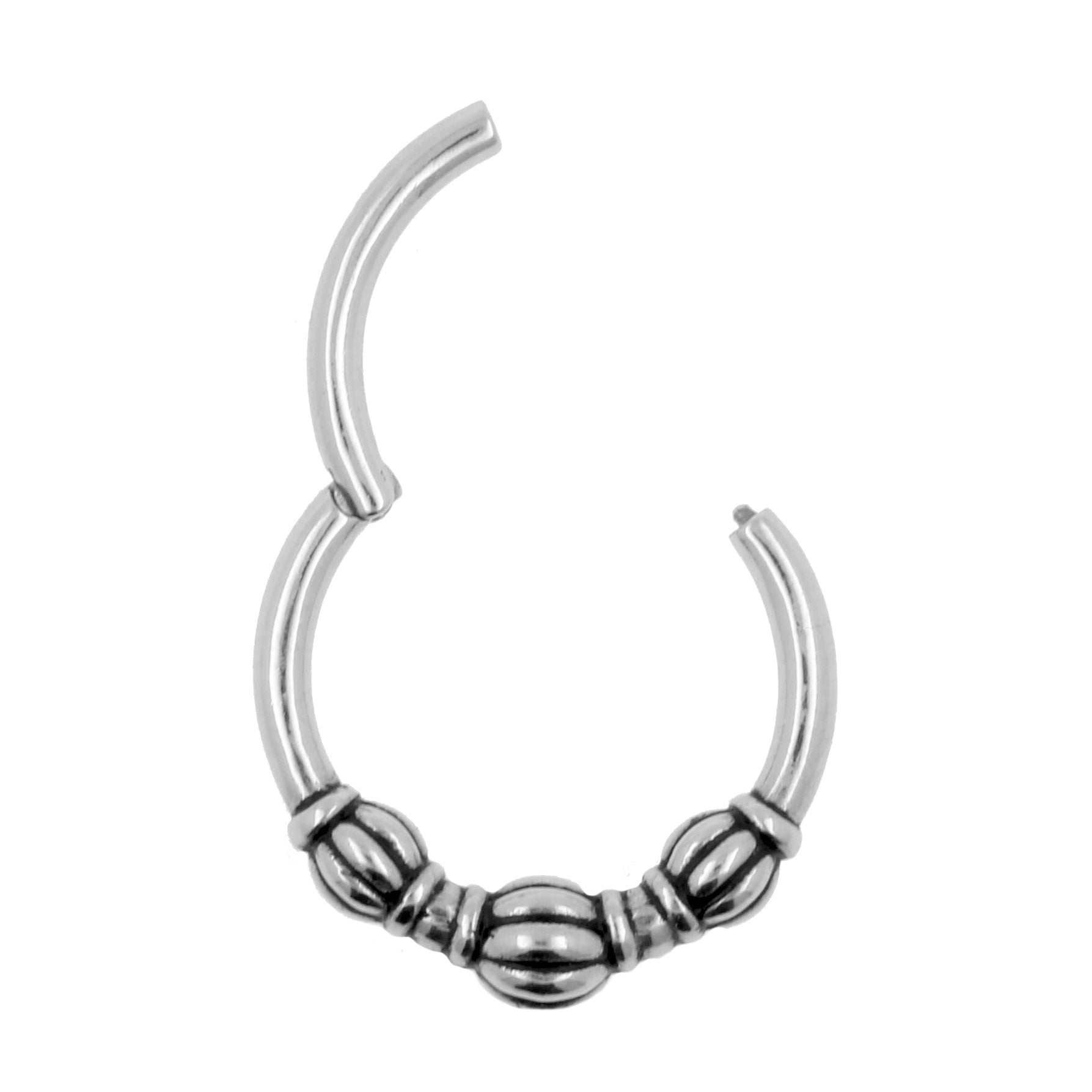 Chirurgisch Stalen Vintage Style Ring Zilver