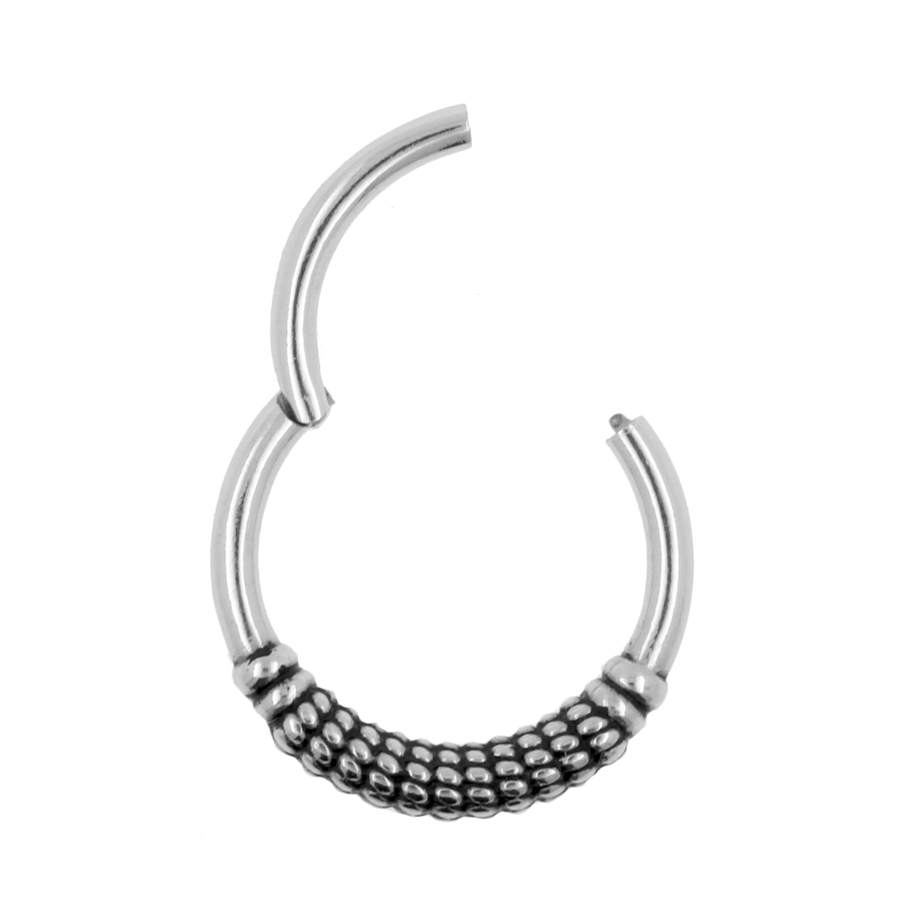 Chirurgisch Stalen Vintage Style Ring Zilver