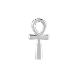 Nikkelvrij Staal Click Ring Bedel - Ankh Zilver
