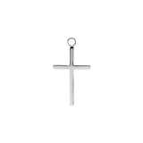 Chirurgisch Staal Click Ring Bedel - Cross Medium