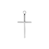 Chirurgisch Staal Click Ring Bedel - Cross Large