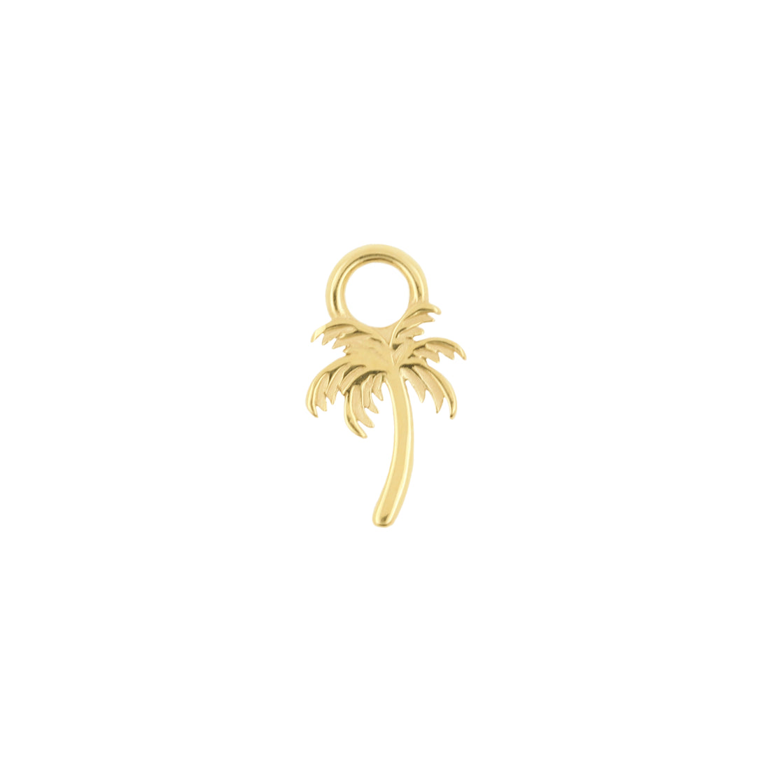 Nickel-Free Stainless Steel Charm - Palmboom Gold