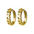Click Hoop Oorbellen - Hearts Goud