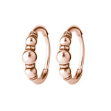 Click Hoop Oorbellen - Bali Rose Goud