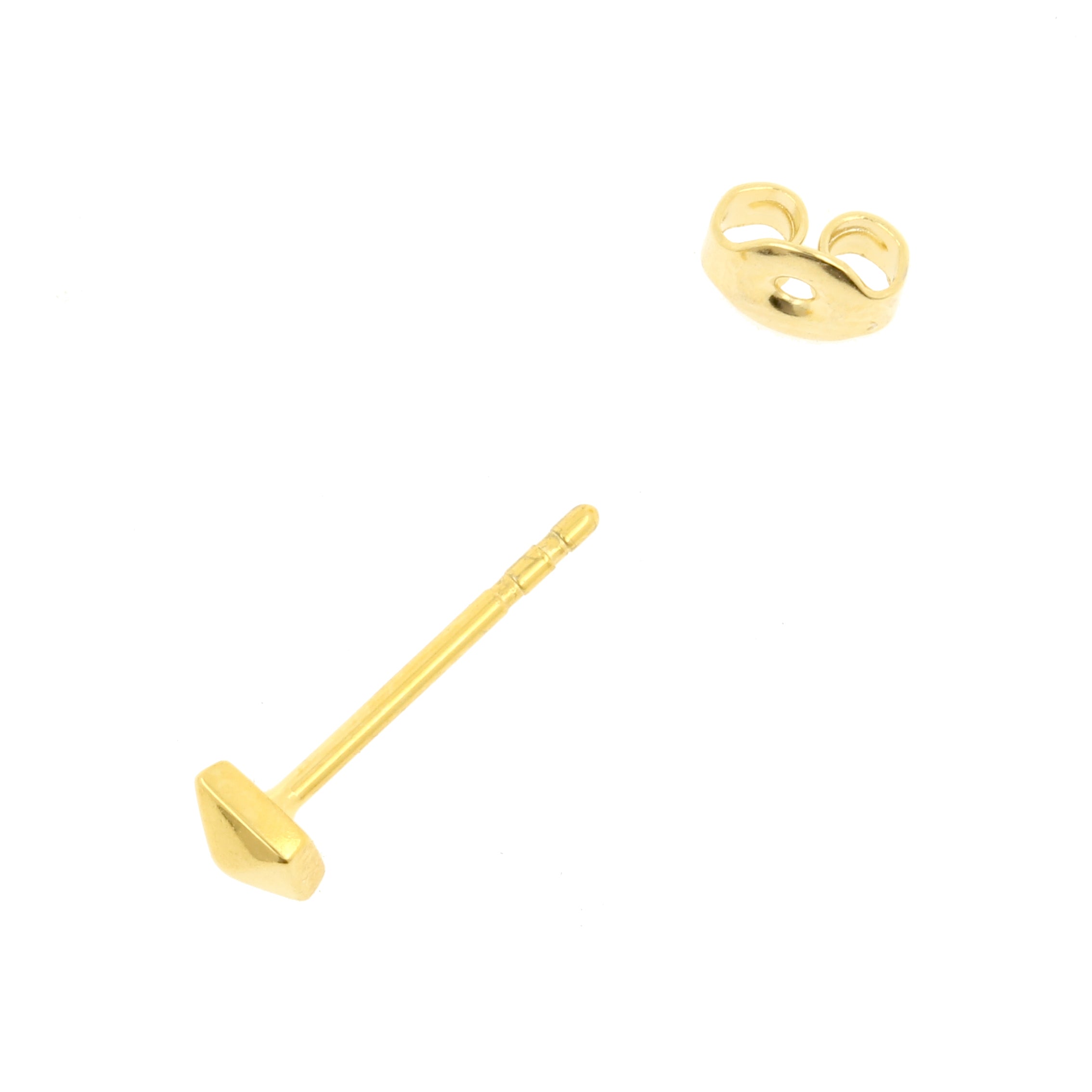 Surgical Steel Ear Studs - Stud Gold