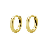 Chirurgisch Stalen Click Hoop Oorbellen - Goud