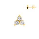 Chirurgisch Stalen Trinity Oorstekers - 5 mm Goud