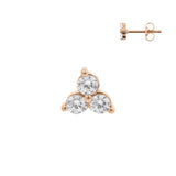 Chirurgisch Stalen Trinity Oorstekers - 5 mm Rose Goud