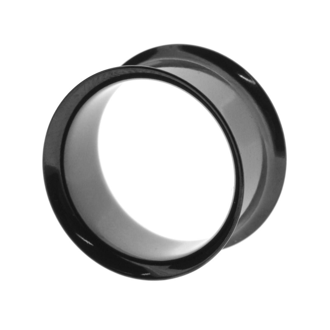 Chirurgisch Stalen Double Flared Eyelet Zwart