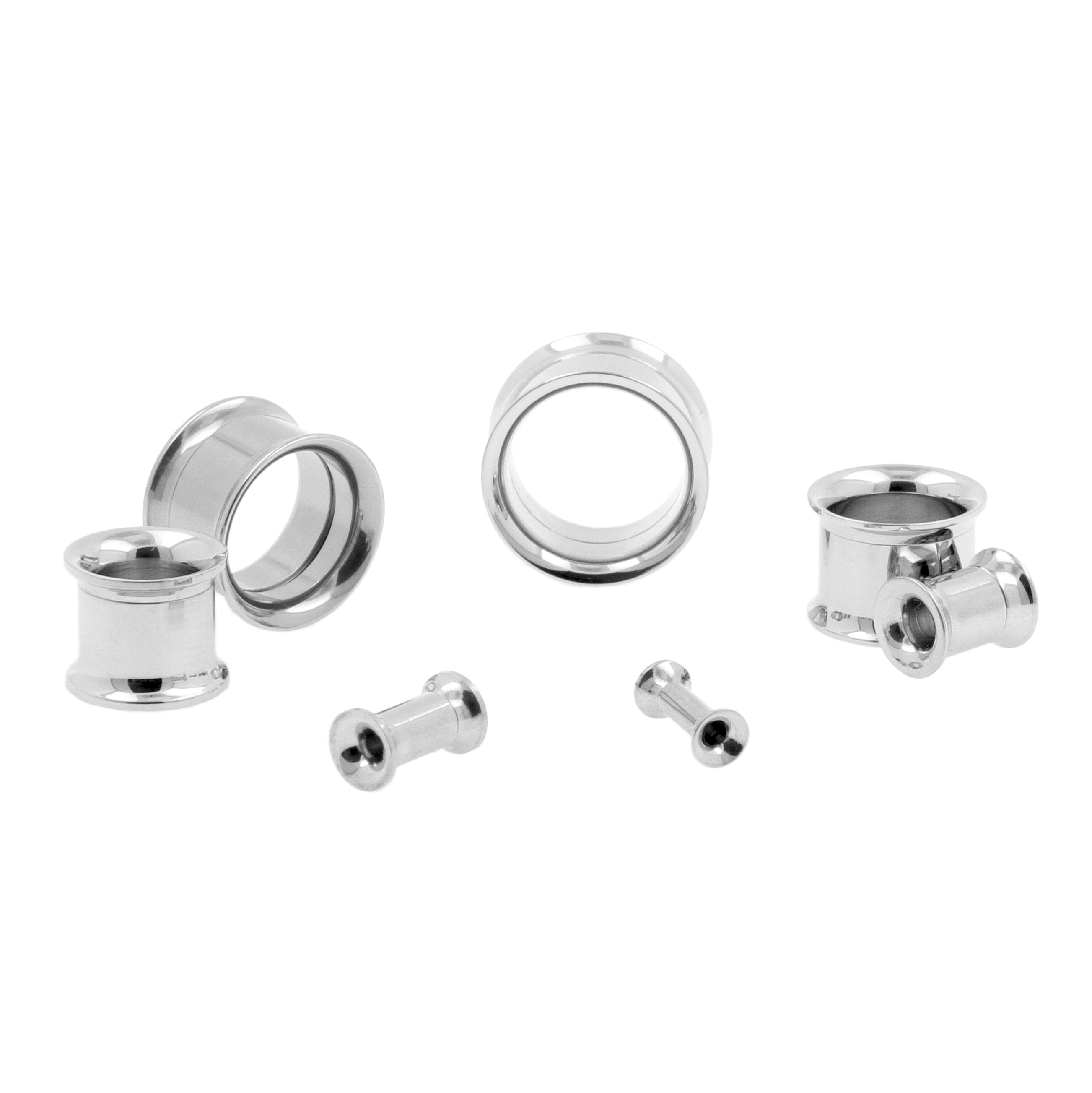Bishilin Tunnel, 6-25 mm, oorplugs, roestvrij staal, met hanger, kruis, schroefsluiting, piercing, tunnel, oorexpander, zilver/zwart, 18mm, Geen Edelsteen Bishilin Tunnel, 6-25 mm, oorplugs, roestvrij staal, met hanger, kruis, schroefsluiting, piercing, tunnel, oorexpander, zilver/zwart, 18mm, Geen Edelsteen