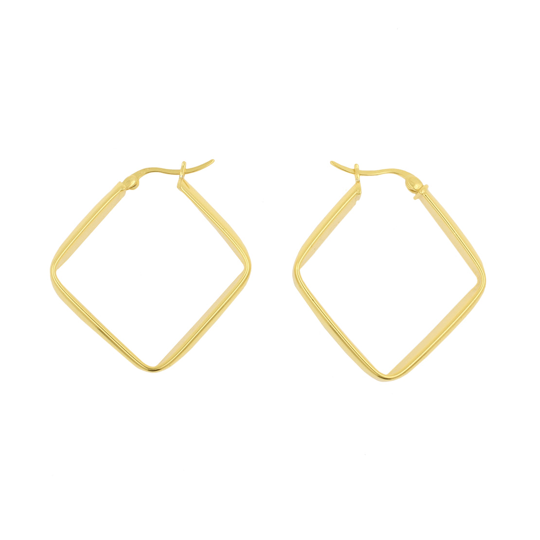 925 Zilver Oorhangers - Diamond Goud