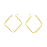 925 Zilver Oorhangers - Diamond Goud
