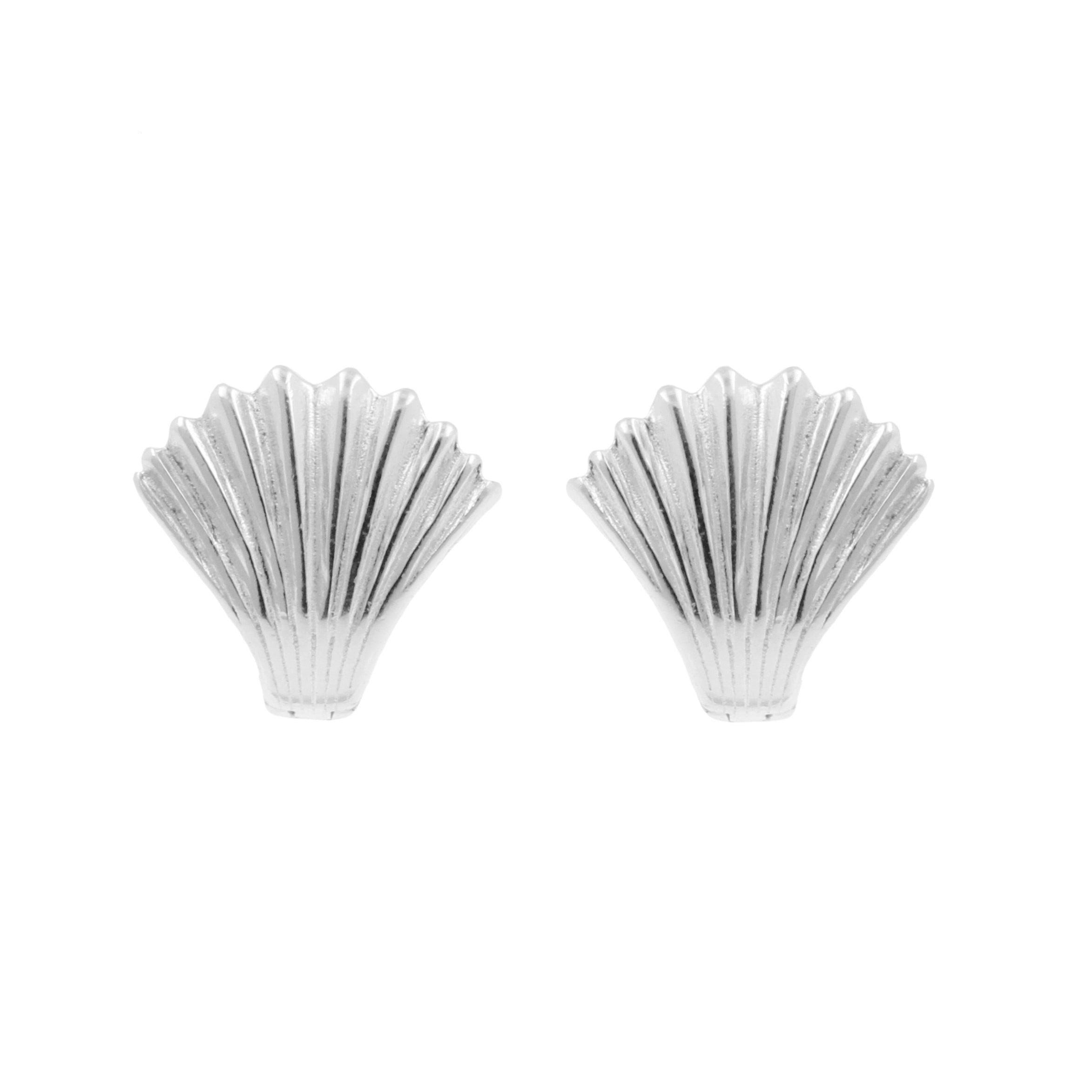 925 Silver Ear Clickers - Shell Silver