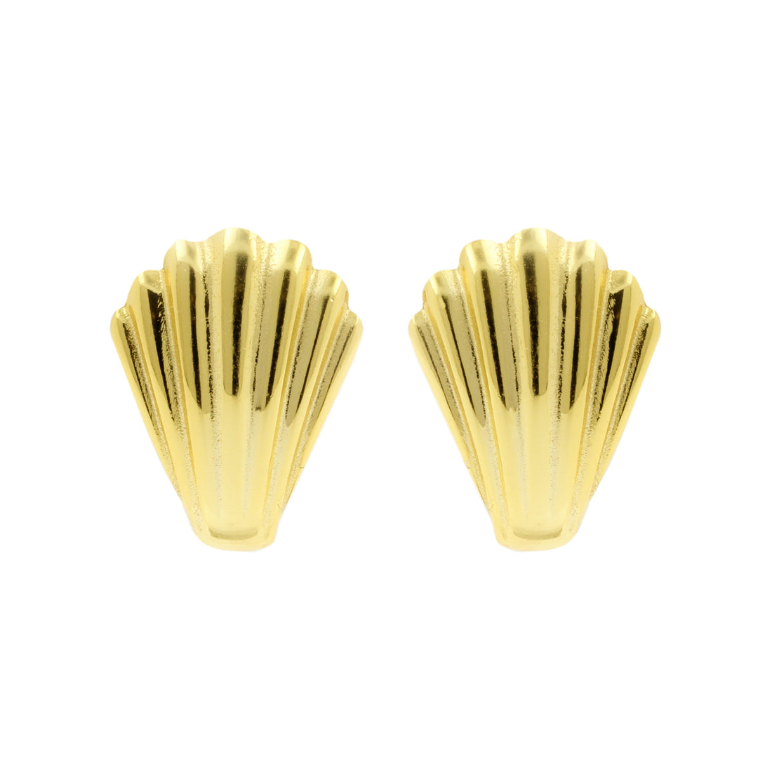 925 Silver Ear Clickers - Shell Gold