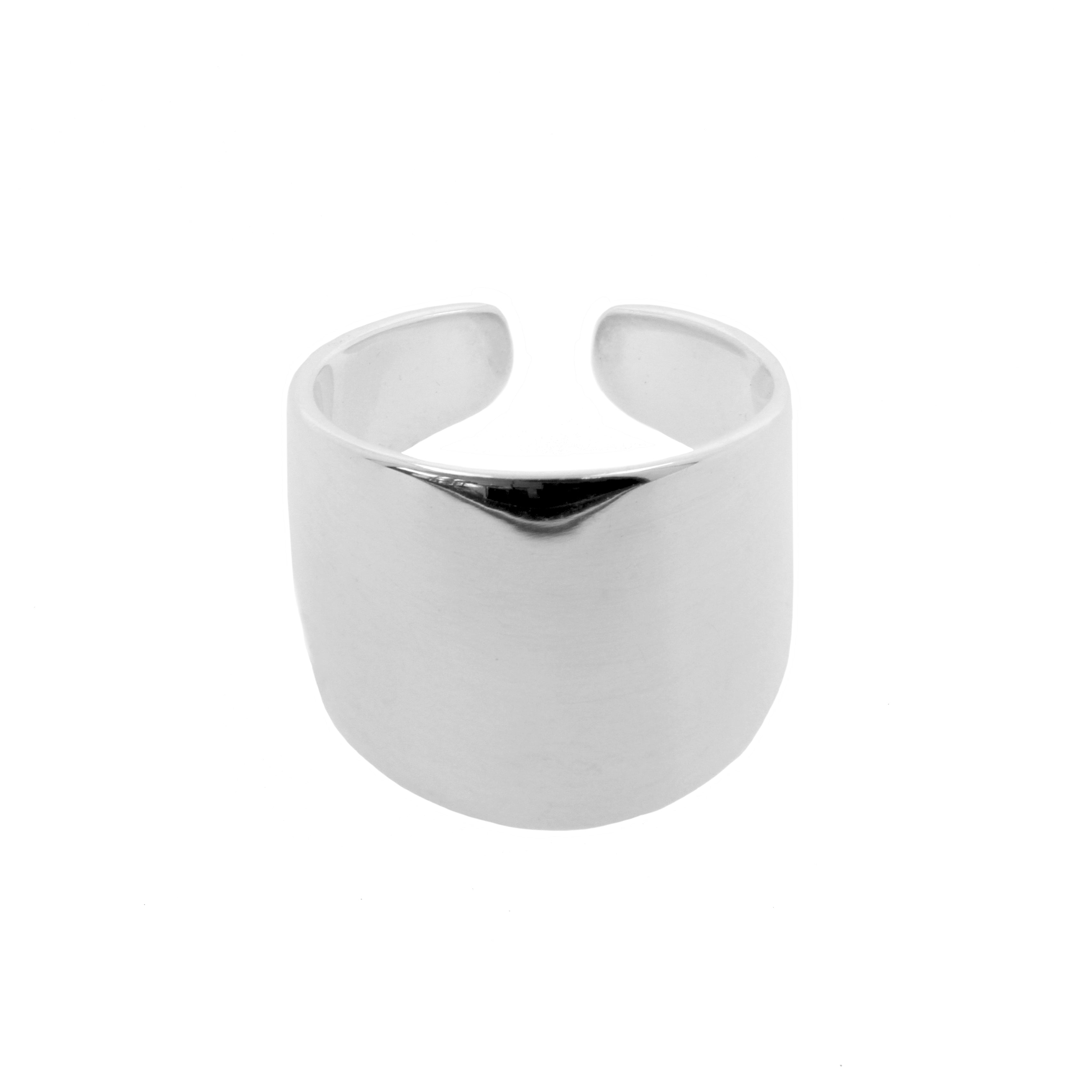 925 Zilver Oor Cuff - Wide Bangle Zilver