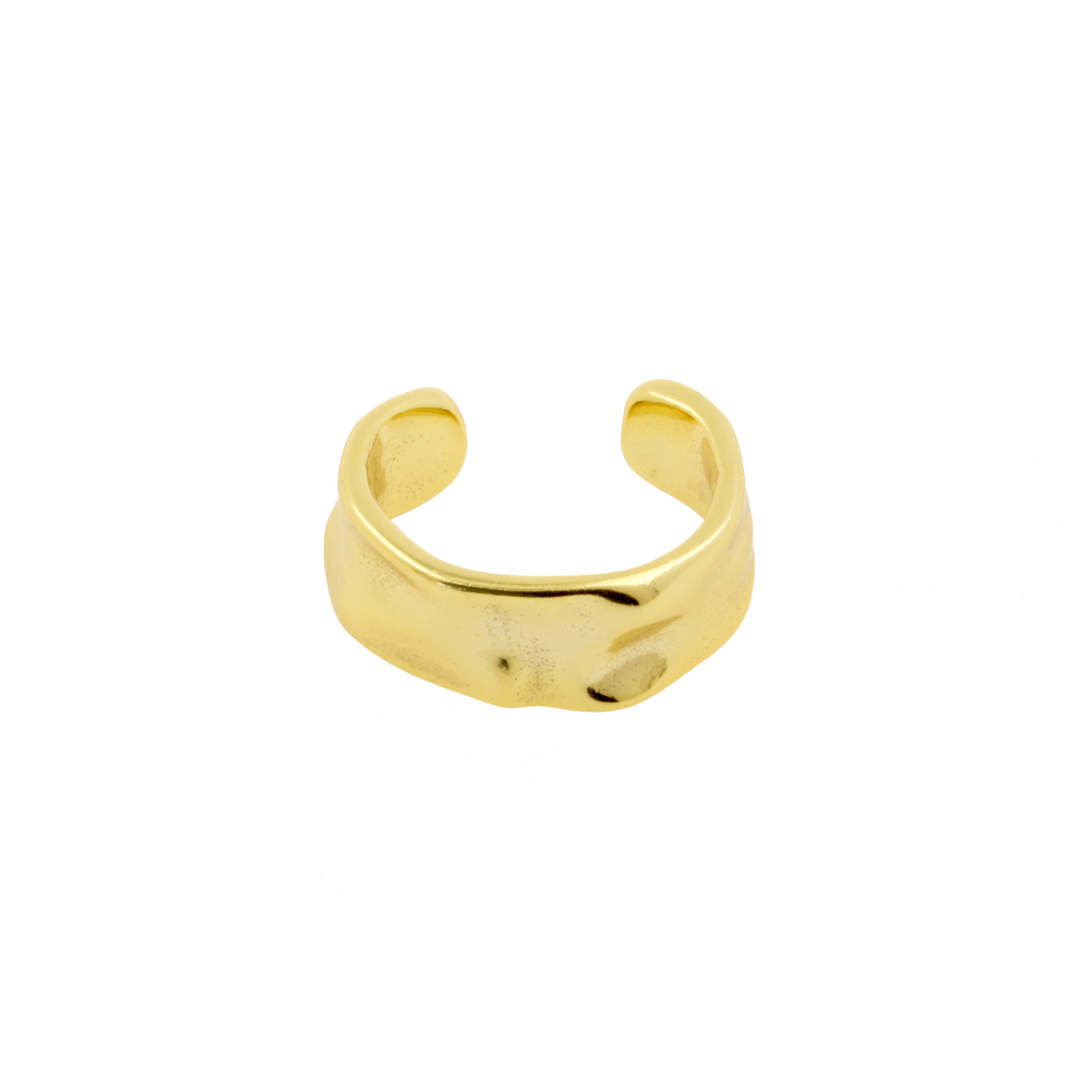 925 Zilver Oor Cuff - Organic Small Goud