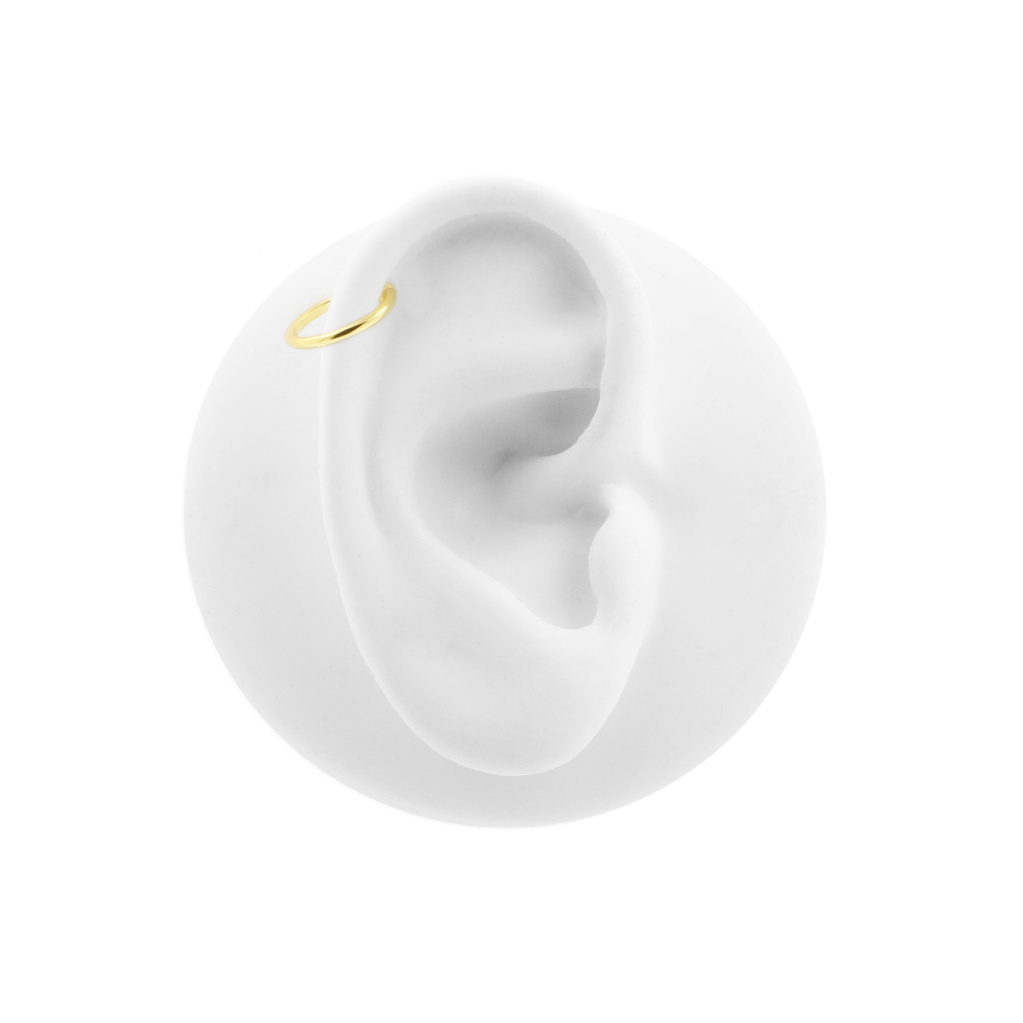 925 Zilver Slip-On Cuff Ring Goud